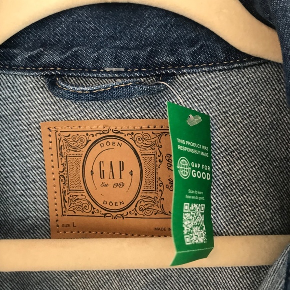 Doen x Gap Jean Jacket nwt L - Picture 4 of 7